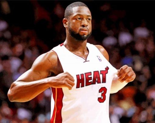 Dwayne Wade Player Diamond Paintings