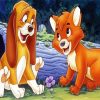 Fox And The Hound Animation Diamond Paintings