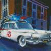 Ghostbusters Ecto 1 Art Diamond Paintings