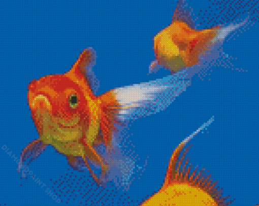 Gold Fish Diamond Paintings