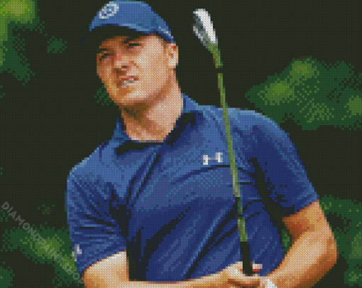 Golf Player Jordan Spieth Diamond Paintings