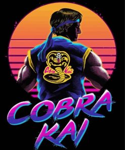 Illustration Cobra Kai Serie Diamond Paintings