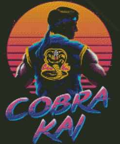 Illustration Cobra Kai Serie Diamond Paintings