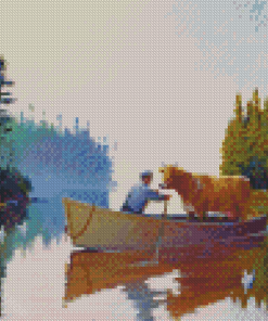 Isle Royale Cowboy Art Diamond Paintings