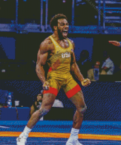 Jordan Burroughs Wrestler Diamond Paintings