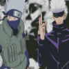 Kakashi And Gojo Anime Diamond Paintings