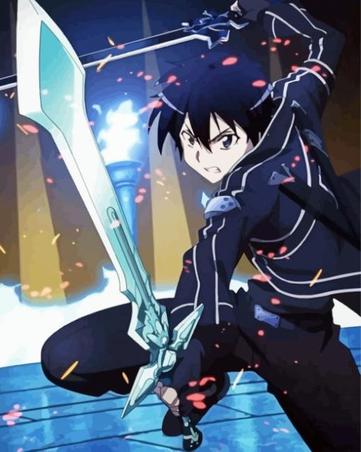 Kirito Anime Diamond Paintings