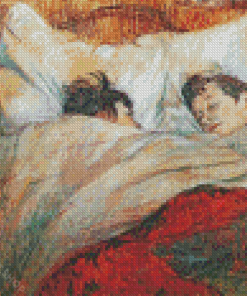 Le Lit By Toulouse Lautrec Diamond Paintings