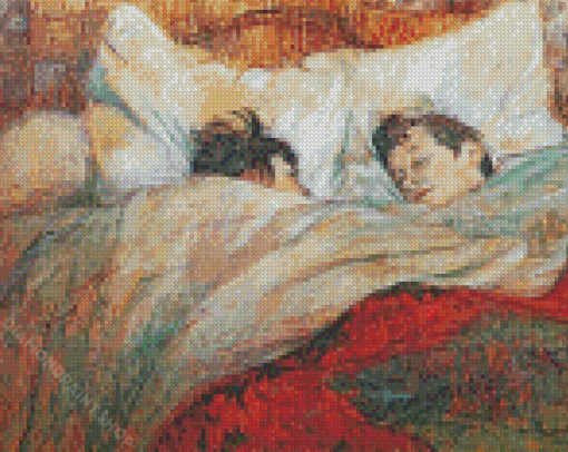 Le Lit By Toulouse Lautrec Diamond Paintings