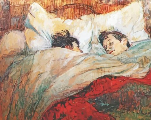 Le Lit By Toulouse Lautrec Diamond Paintings