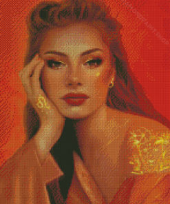 Leo Zodiac Woman Diamond Paintings