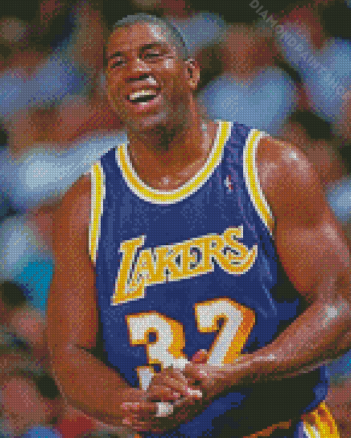 Magic Johnson Player Diamond Paintings