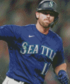 Mitch Haniger Seattle Mariners Diamond Painting