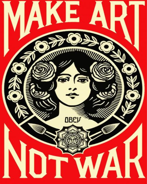 No War Make Art Diamond Paintings