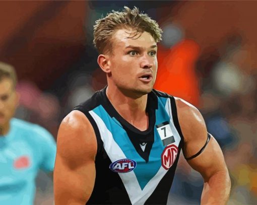 Port Adelaide Australian Rules Footballer Diamond Paintings