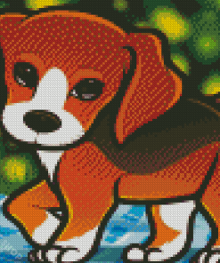 Adorable Puppy Diamond Paintings