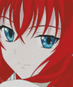 Rias Gremory Character Diamond Paintings