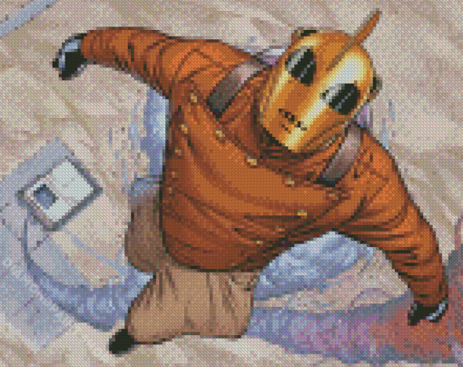 Rocketeer Superhoero Diamond Paintings