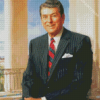 Ronald Regan Portrait Diamond Paintings