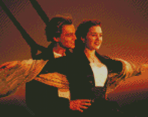 Rose And Jack Titanic Diamond Paintings