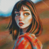 Aesthetic Bi Eyed Girl Diamond Paintings