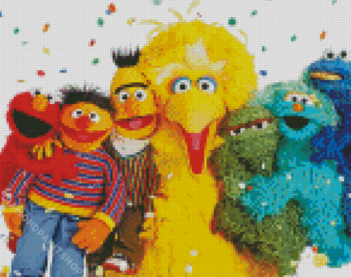 Sesame Street Characters Diamond Paintings