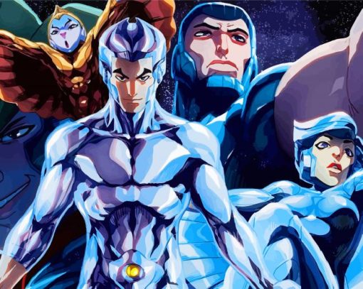 Silverhawks Heroes Diamond Paintings