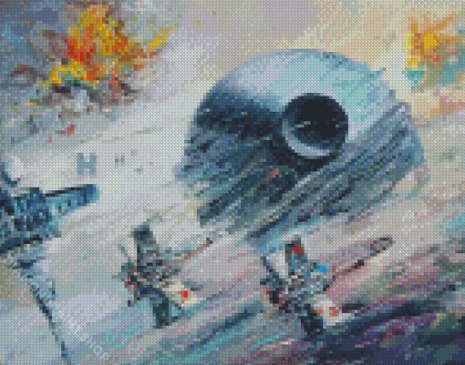 Death Star Art Diamond Paintings