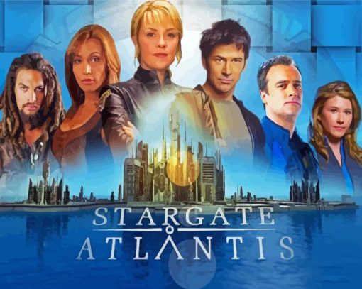 Stargate Atlantis Science Fiction Serie Diamond Paintings