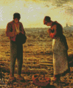 The Angelus By Millet Diamond Paintings