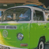 Vw Van Green Color Diamond Paintings