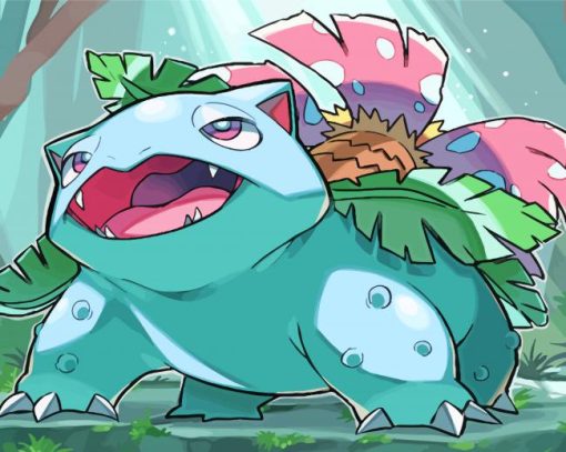 Venusaur Pokemon Diamond Paintings