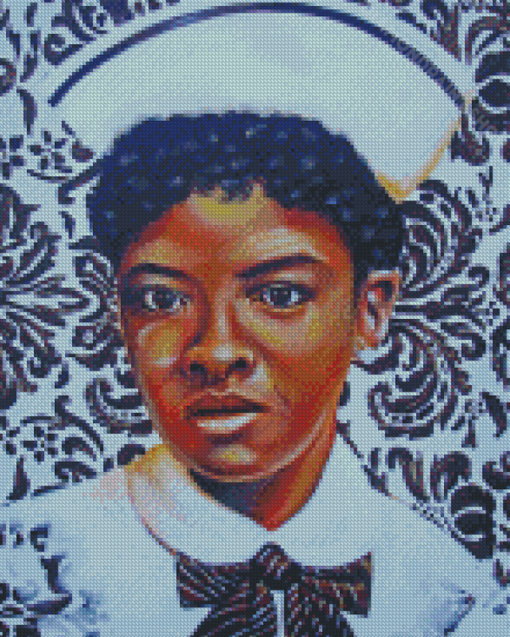 Vintage African Nurse Diamond Paintings