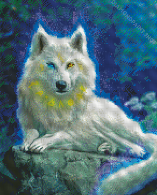 White Wolf Diamond Paintings