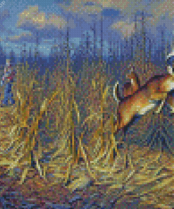 Whitetail Deer Hunting Diamond Paintings