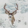 Winter Deer Animal Diamond Paintings