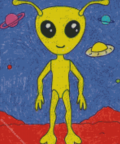 Adorable Alien Diamond Paintings