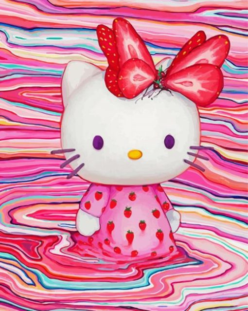 Gorgeouse Hello Kitty Diamond Paintings