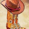 Cowboy Hat Art Diamond Paintings