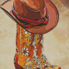 Cowboy Hat Art Diamond Paintings