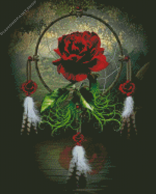 Aesthetic Rose In Dreamcatcher Diamond Paintings