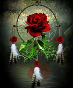 Aesthetic Rose In Dreamcatcher Diamond Paintings