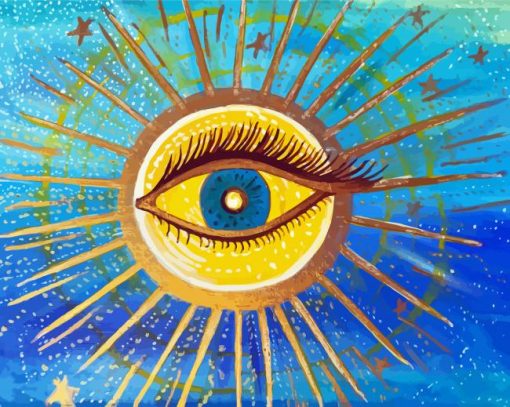 Aesthetic Third Eye Illustration Diamond Paintings