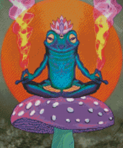 Aesthetic Zen Frog Diamond Paintings