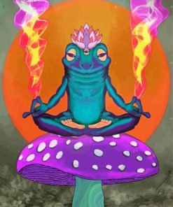 Aesthetic Zen Frog Diamond Paintings