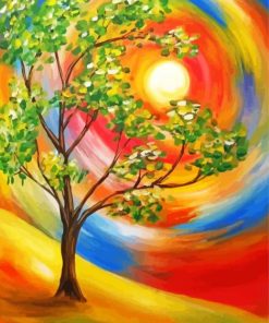 Aesthetic Abstract Tree Diamond Paintings