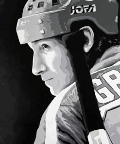 Black And White Wayn Gretzky Diamond Paintings