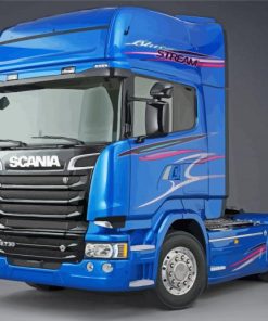 Blue Scania Diamond Paintings