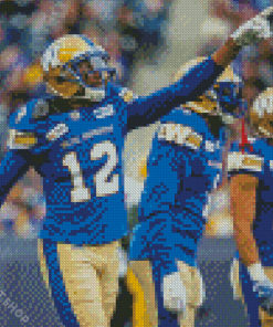 Blue Bombers Diamond Paintings