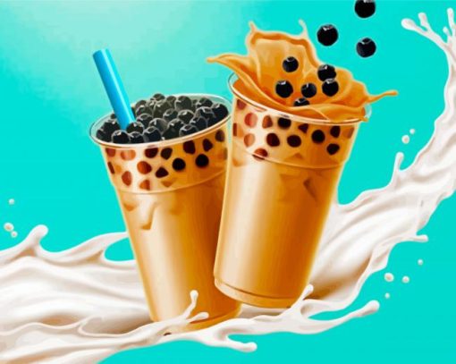 Bubble Tea Diamond Paintings